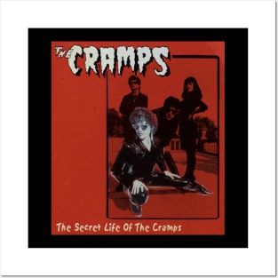 Fiery Garage Rock The Cramps Iconic Band Shirt Posters and Art